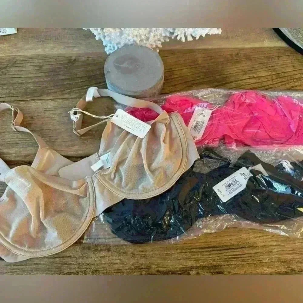 🚨BUNDLE🚨3 Aerie Smoothez Balconette Bras! 36 D~ NEW!!!